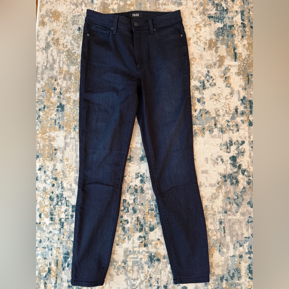 PAIGE High Rise Muse Jeans in Deep Navy